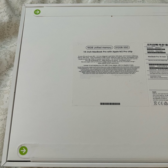 2023 SEALED BOX APPLE MACBOOK PRO 14 M2 - Picture 5 of 8